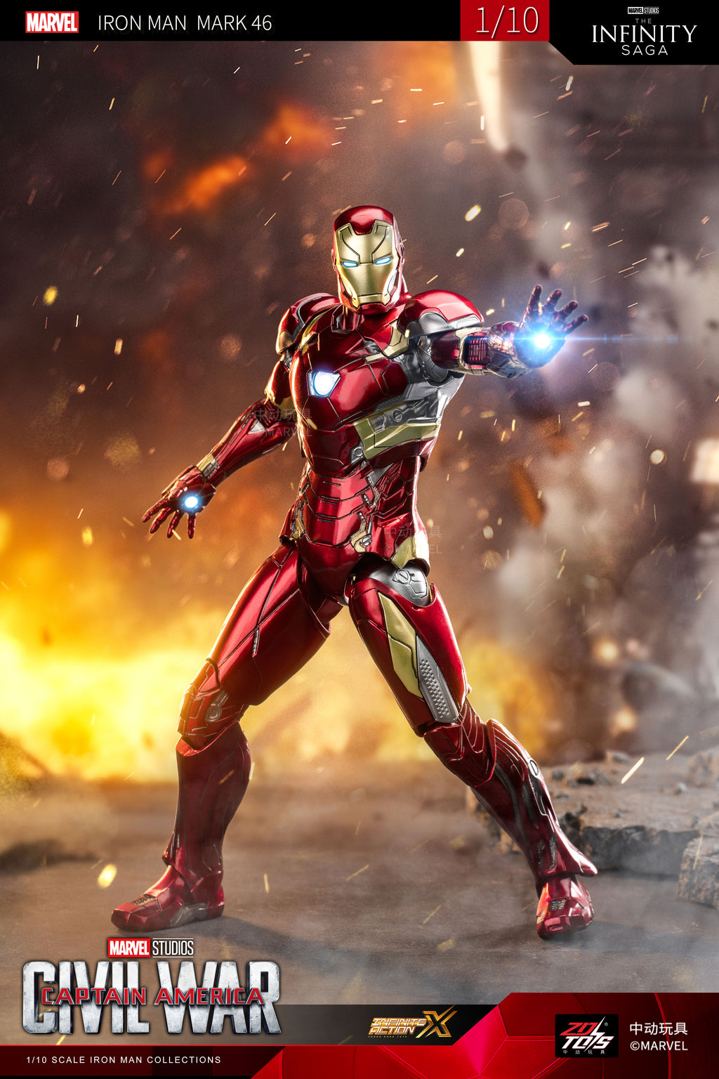 Iron Man Mark 46  Civil War Captain America