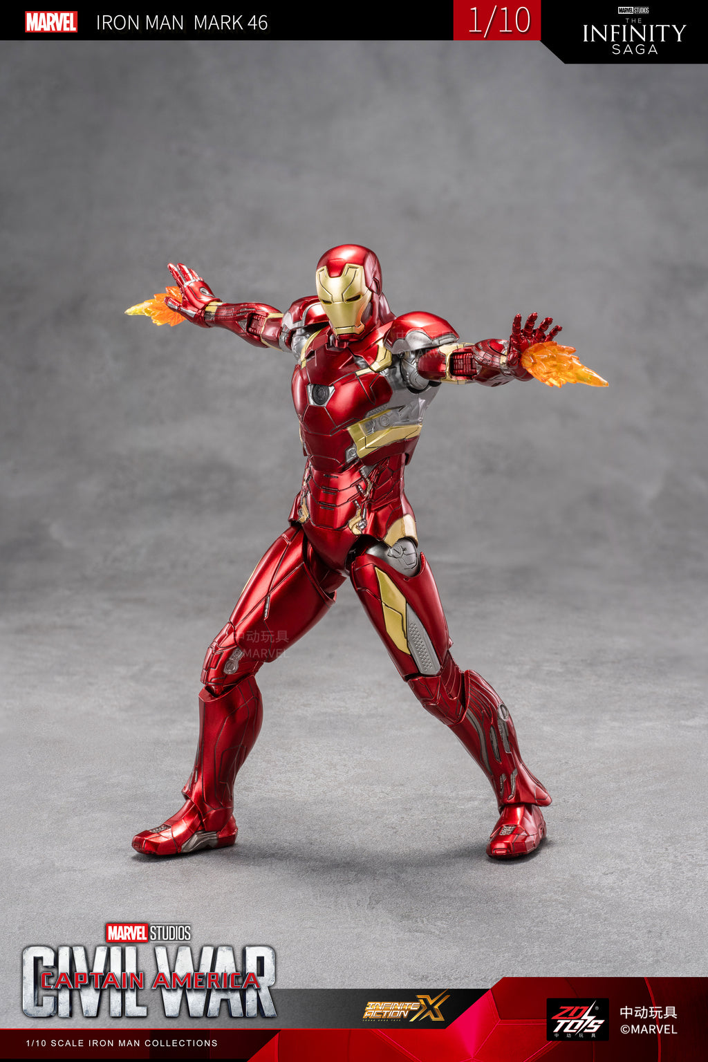 Iron Man Mark 46  Civil War Captain America