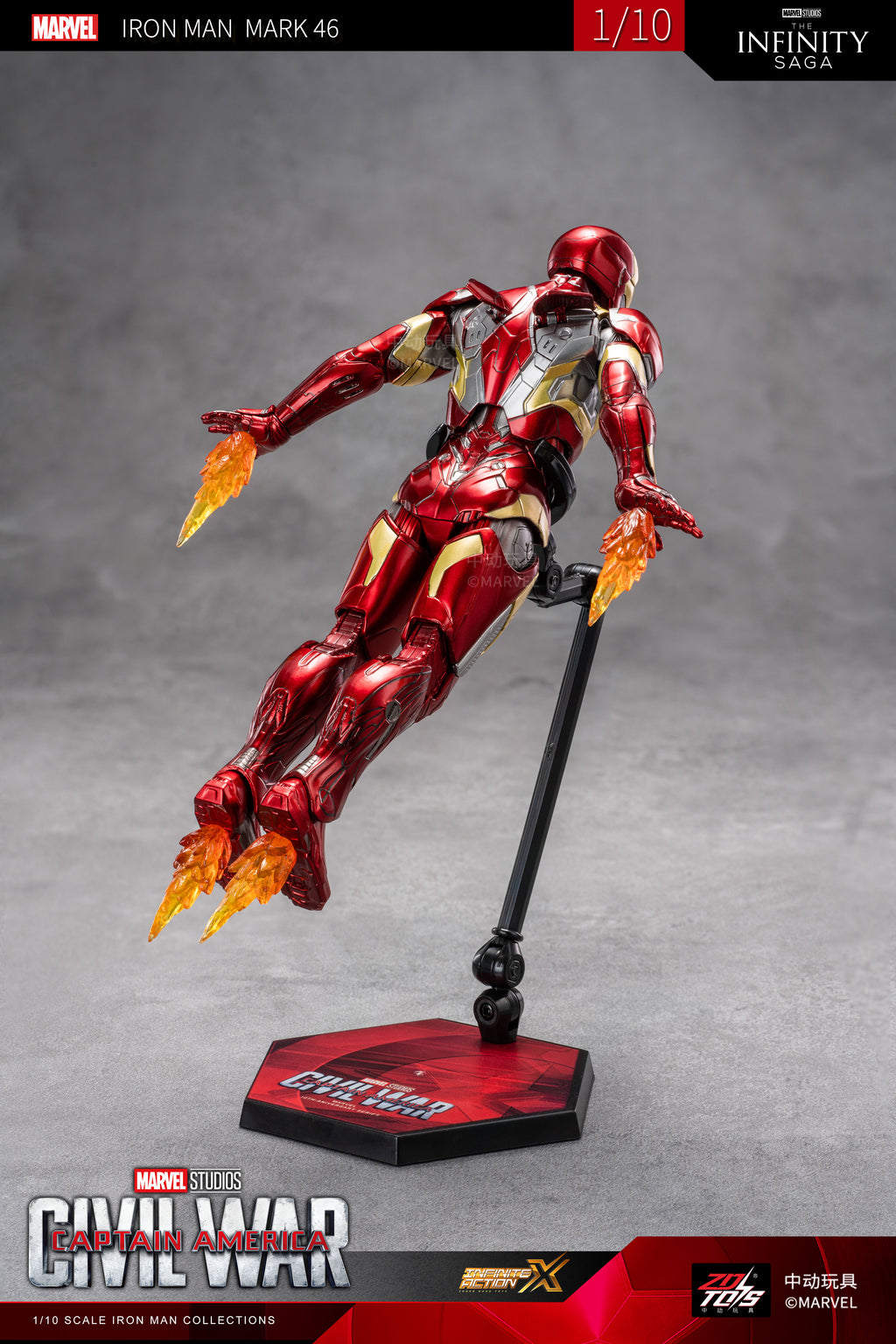 Iron Man Mark 46  Civil War Captain America