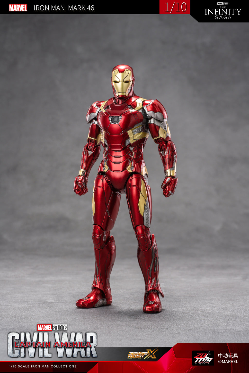 Iron Man Mark 46  Civil War Captain America