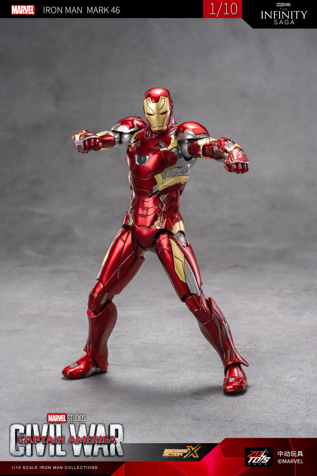 Iron Man Mark 46  Civil War Captain America