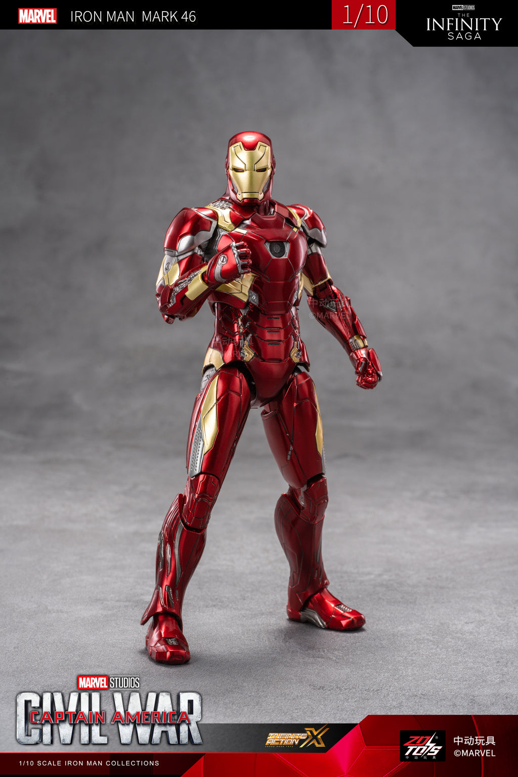 Iron Man Mark 46  Civil War Captain America