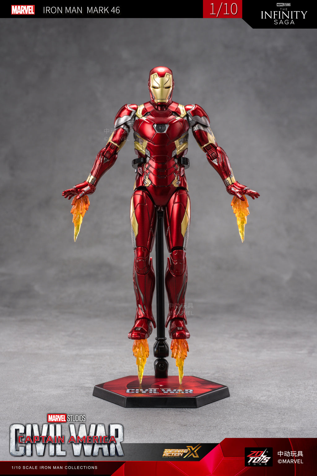 Iron Man Mark 46  Civil War Captain America