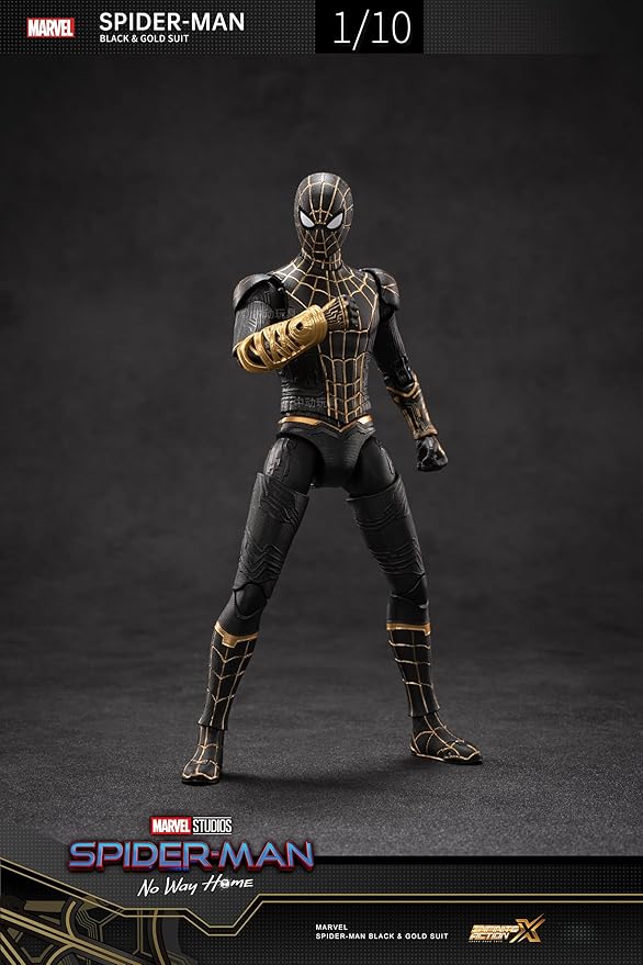 Spiderman Black & Gold Suit - No Way Home