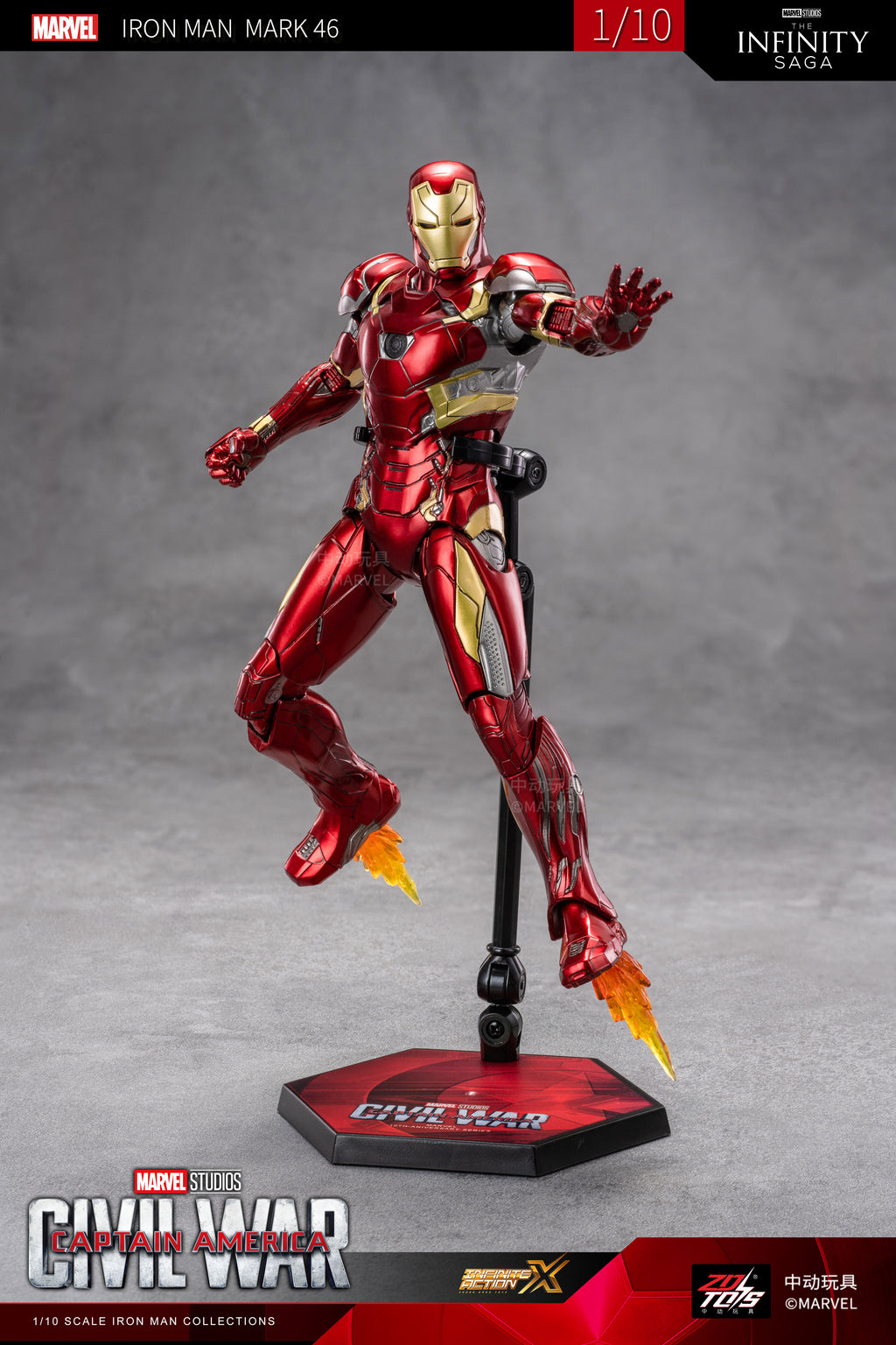 Iron Man Mark 46  Civil War Captain America