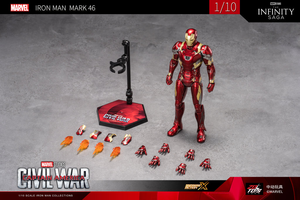 Iron Man Mark 46  Civil War Captain America