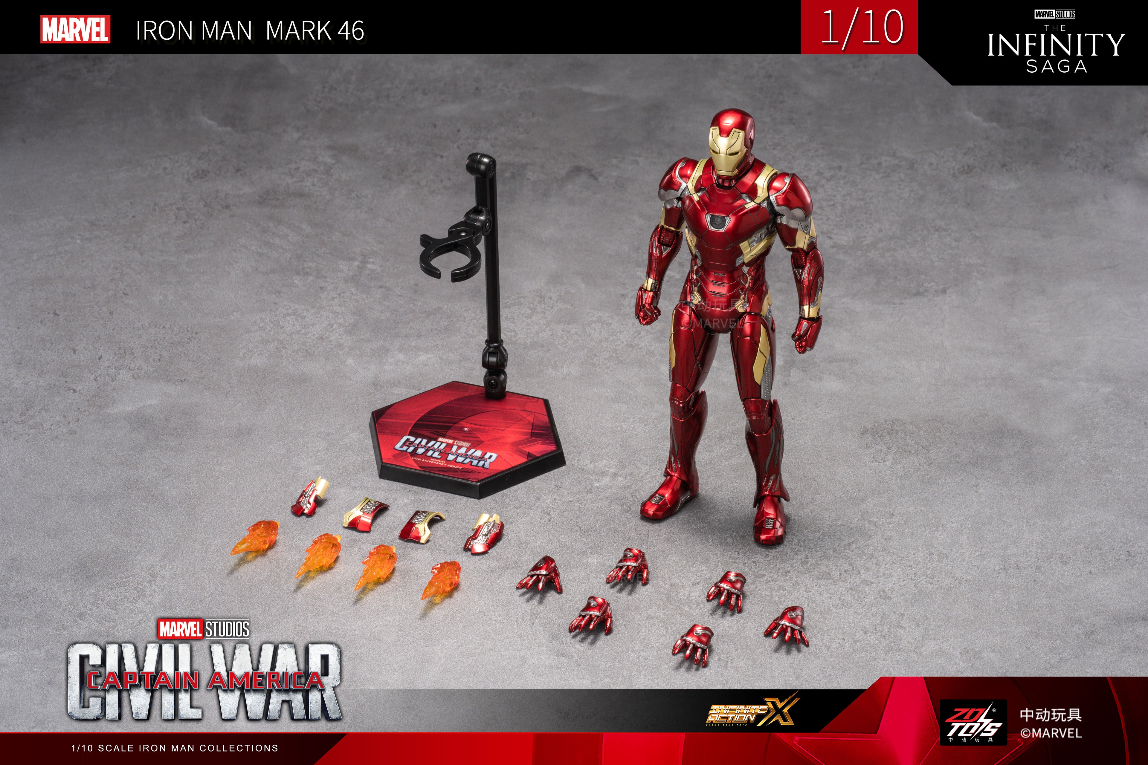 Iron Man Mark 46  Civil War Captain America