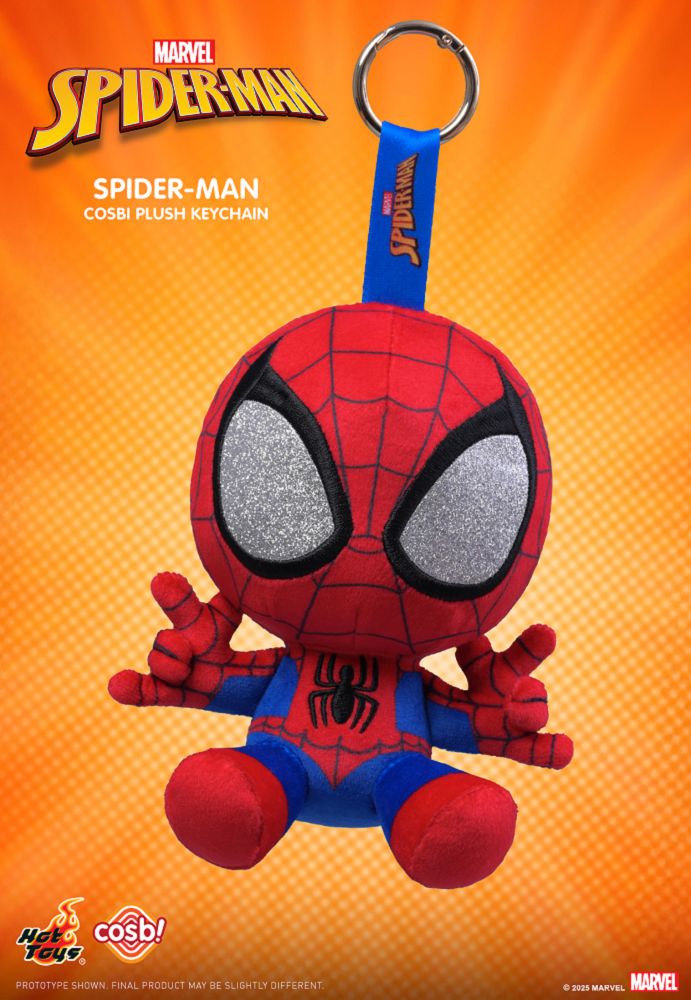 Spiderman Cosbi Plush Keychain