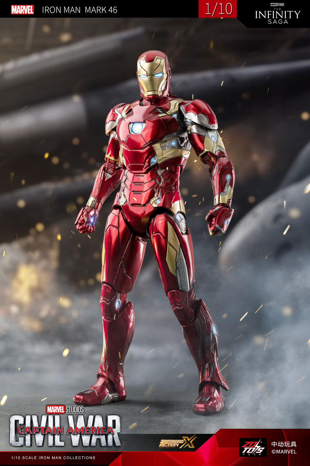 Iron Man Mark 46  Civil War Captain America