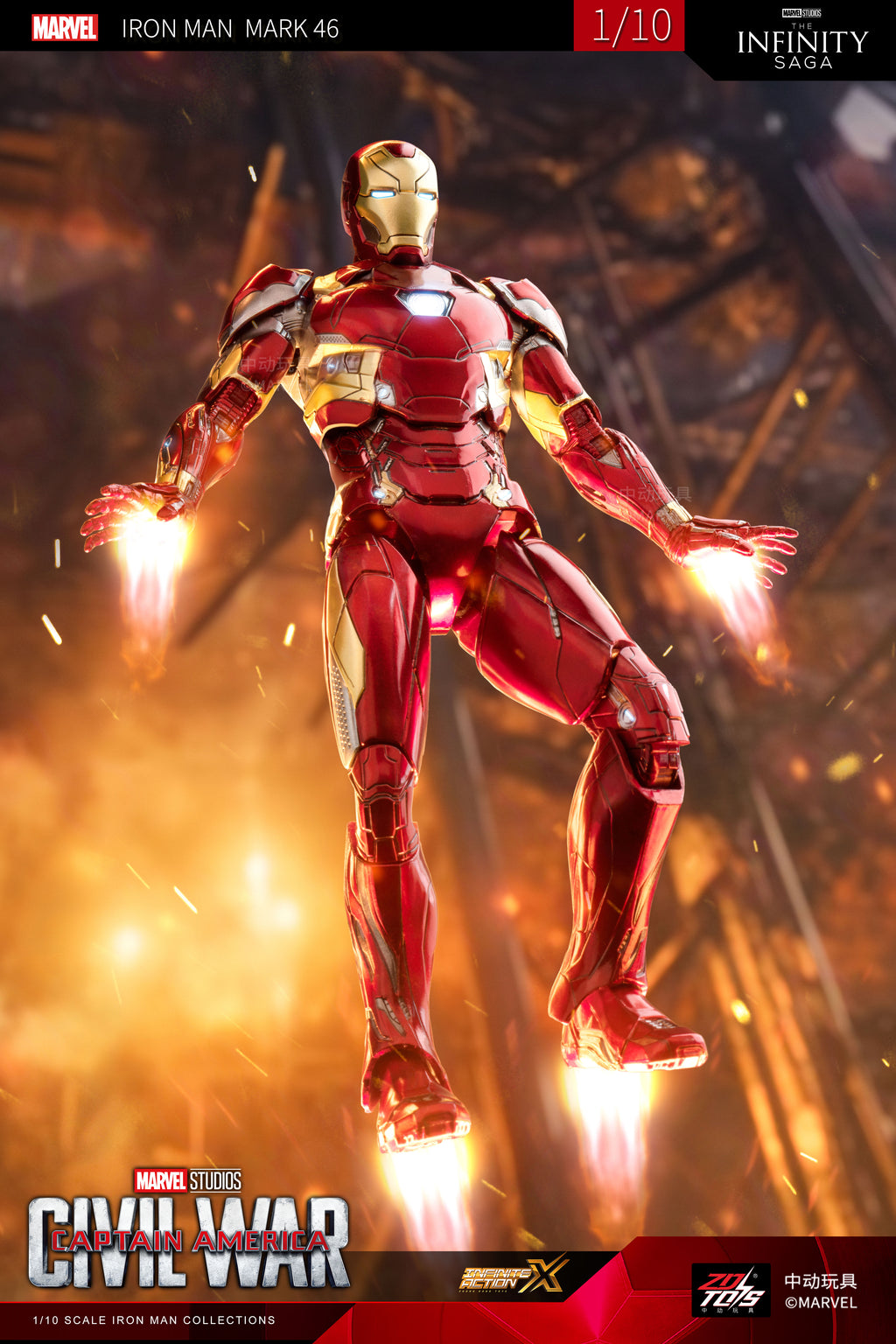 Iron Man Mark 46  Civil War Captain America