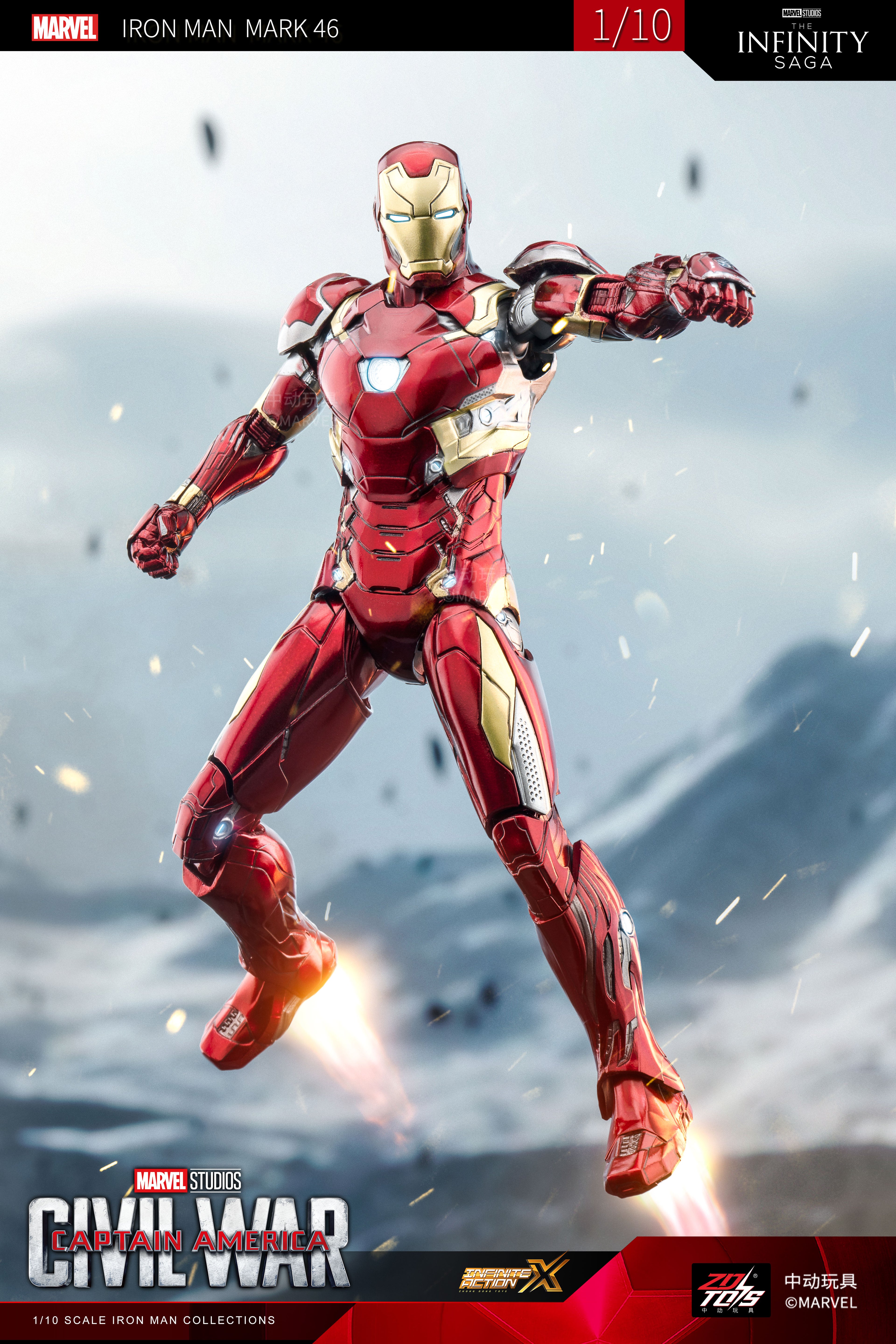 Iron Man Mark 46  Civil War Captain America