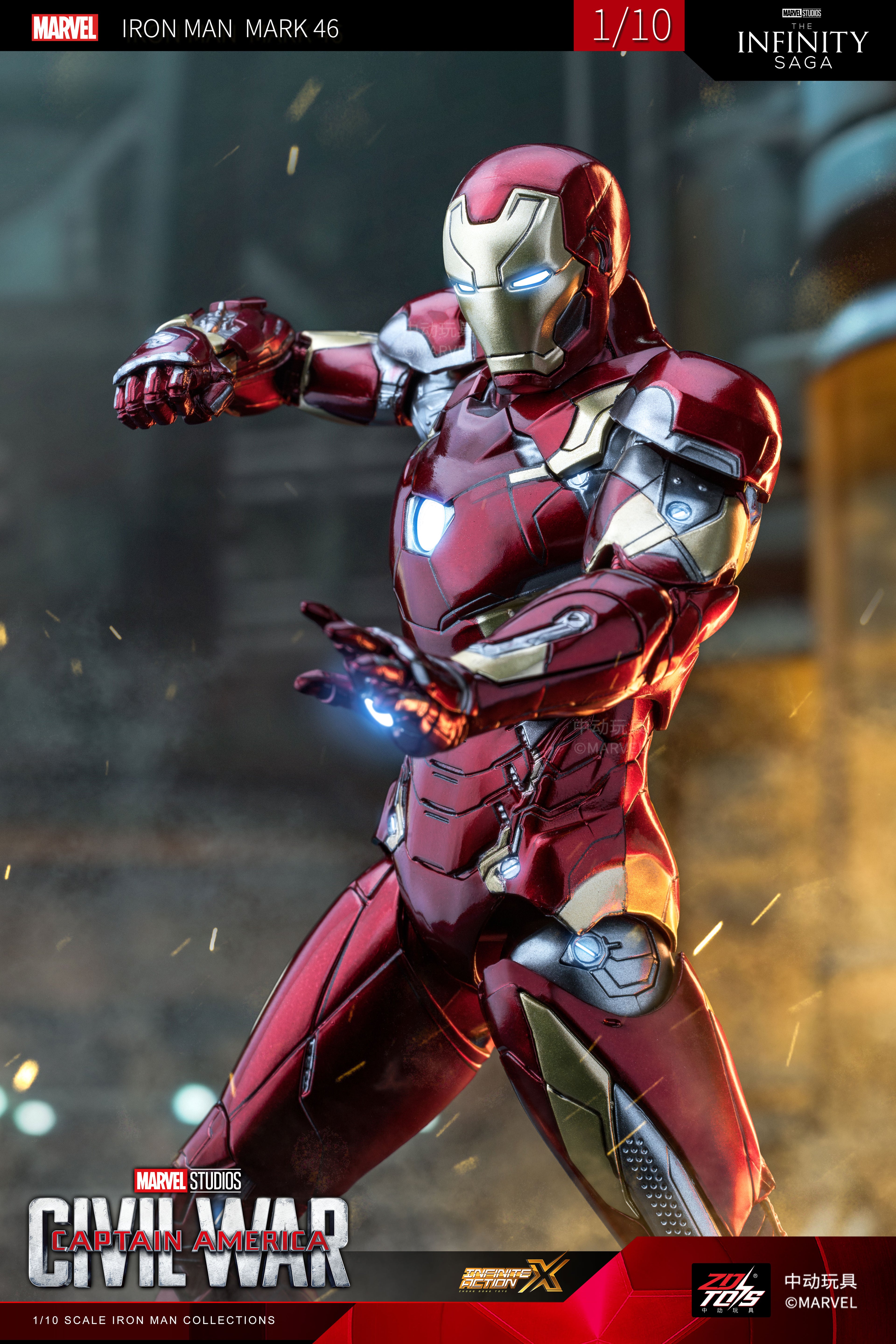 Iron Man Mark 46  Civil War Captain America
