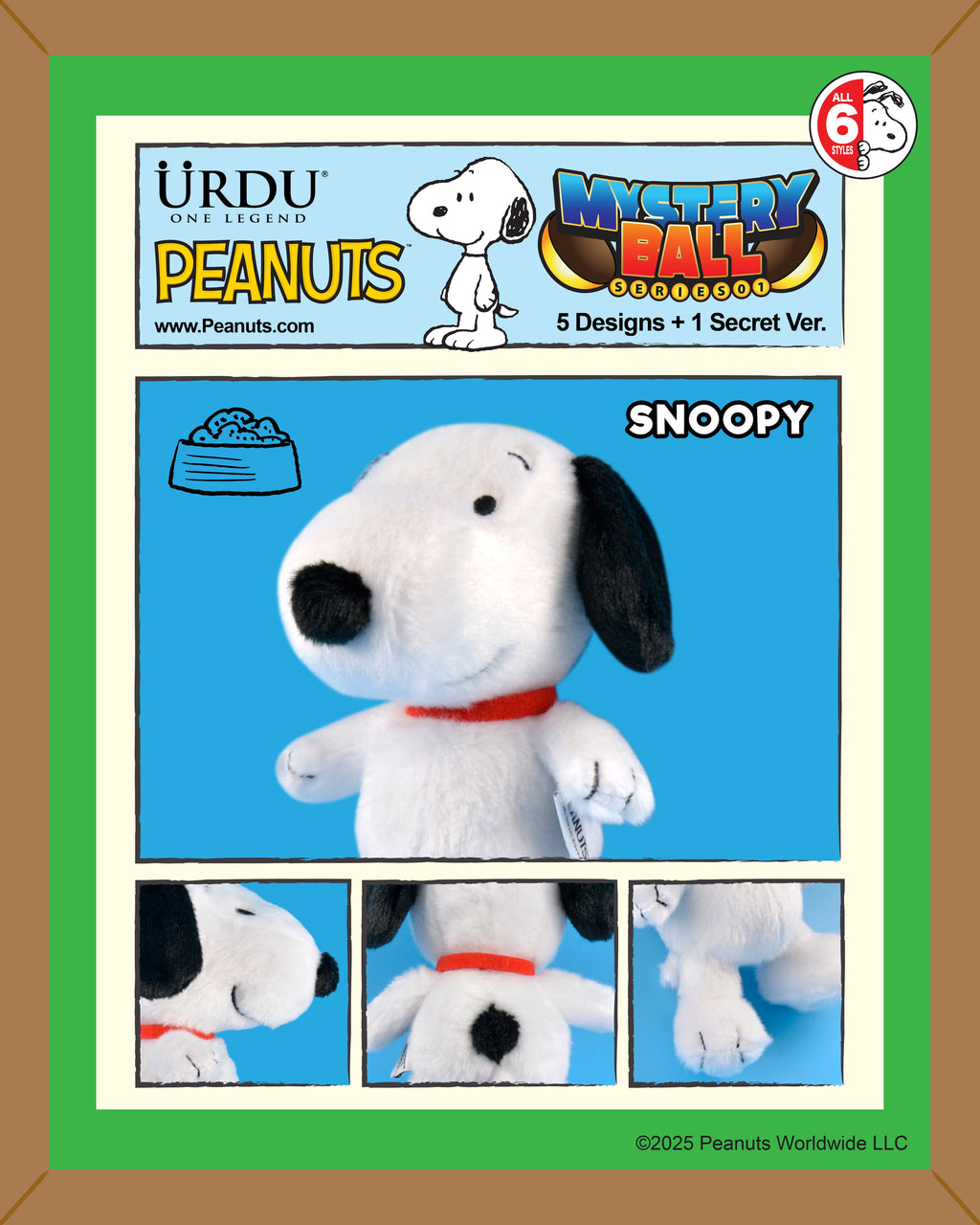 URDU Peanuts Mystery Ball - Snoopy