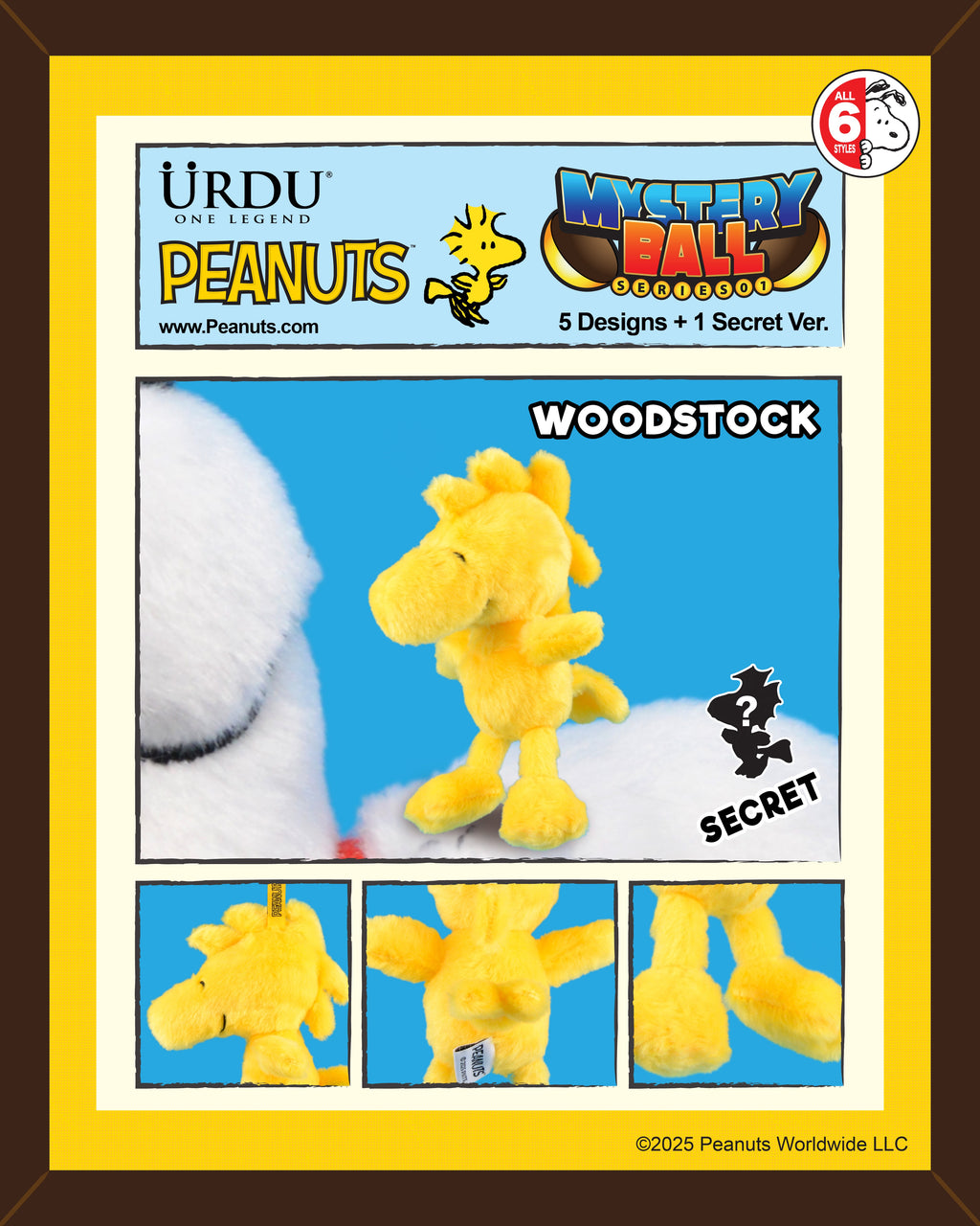 URDU Peanuts Mystery Ball - Snoopy