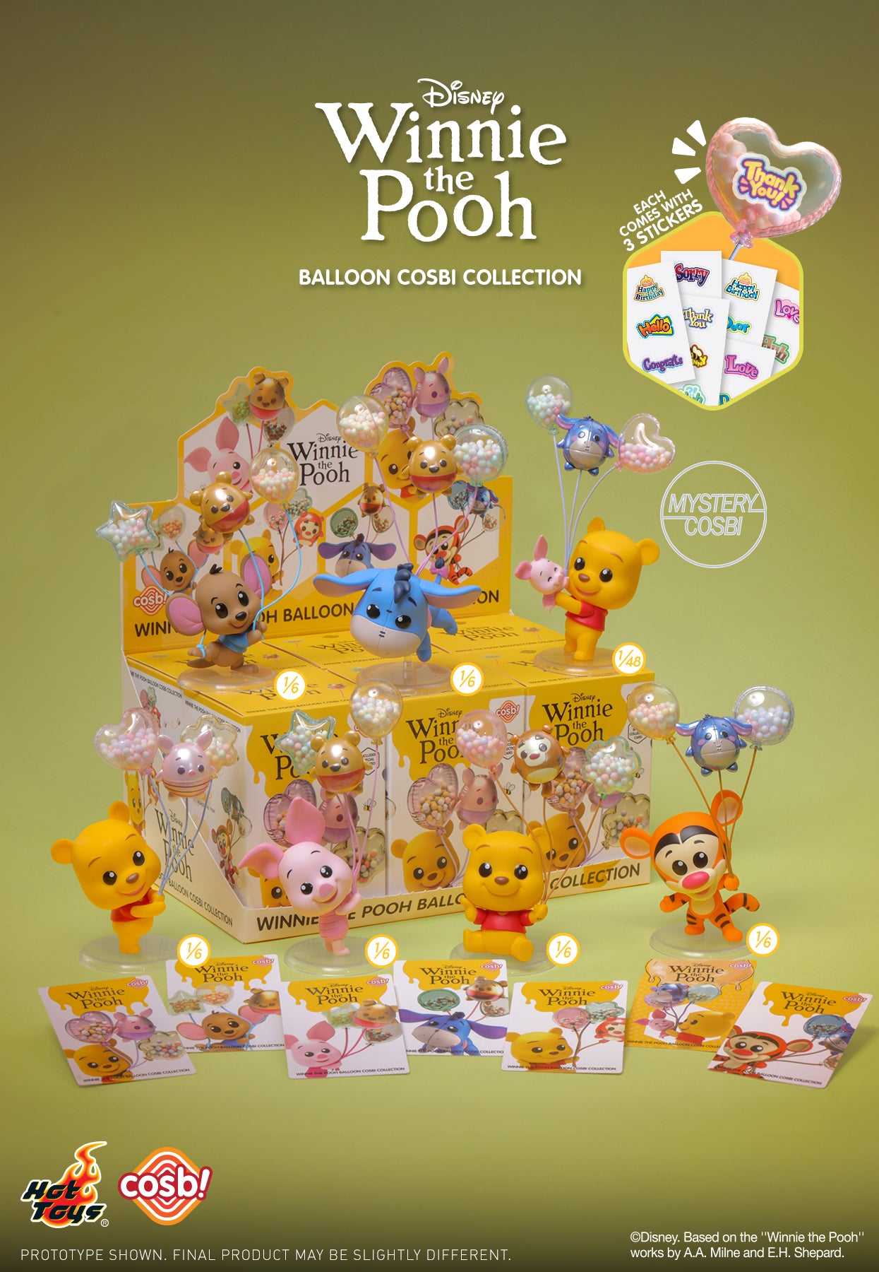 Winnie The Pooh Balloon Cosbi Collection
