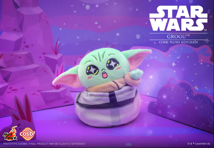 Grogu Cosbi Plush Keychain