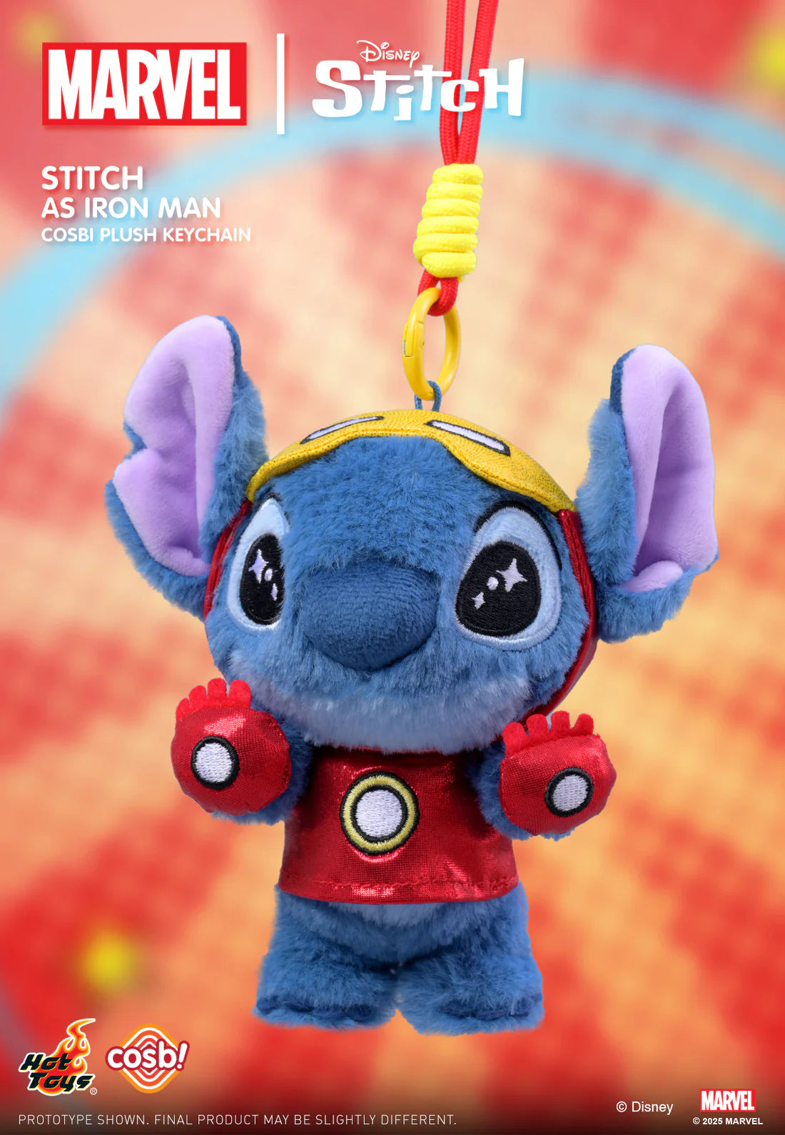 Marvel Stitch Cosbi Plush Keychain Collection
