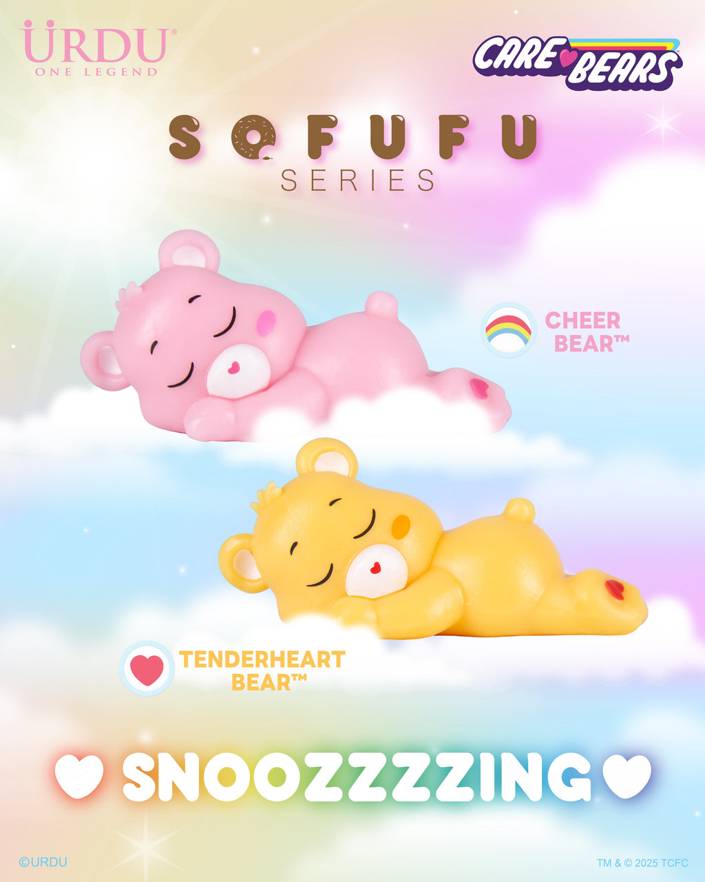 URDU x Care Bears Sofufu Series - Care Bears (Snoozing)