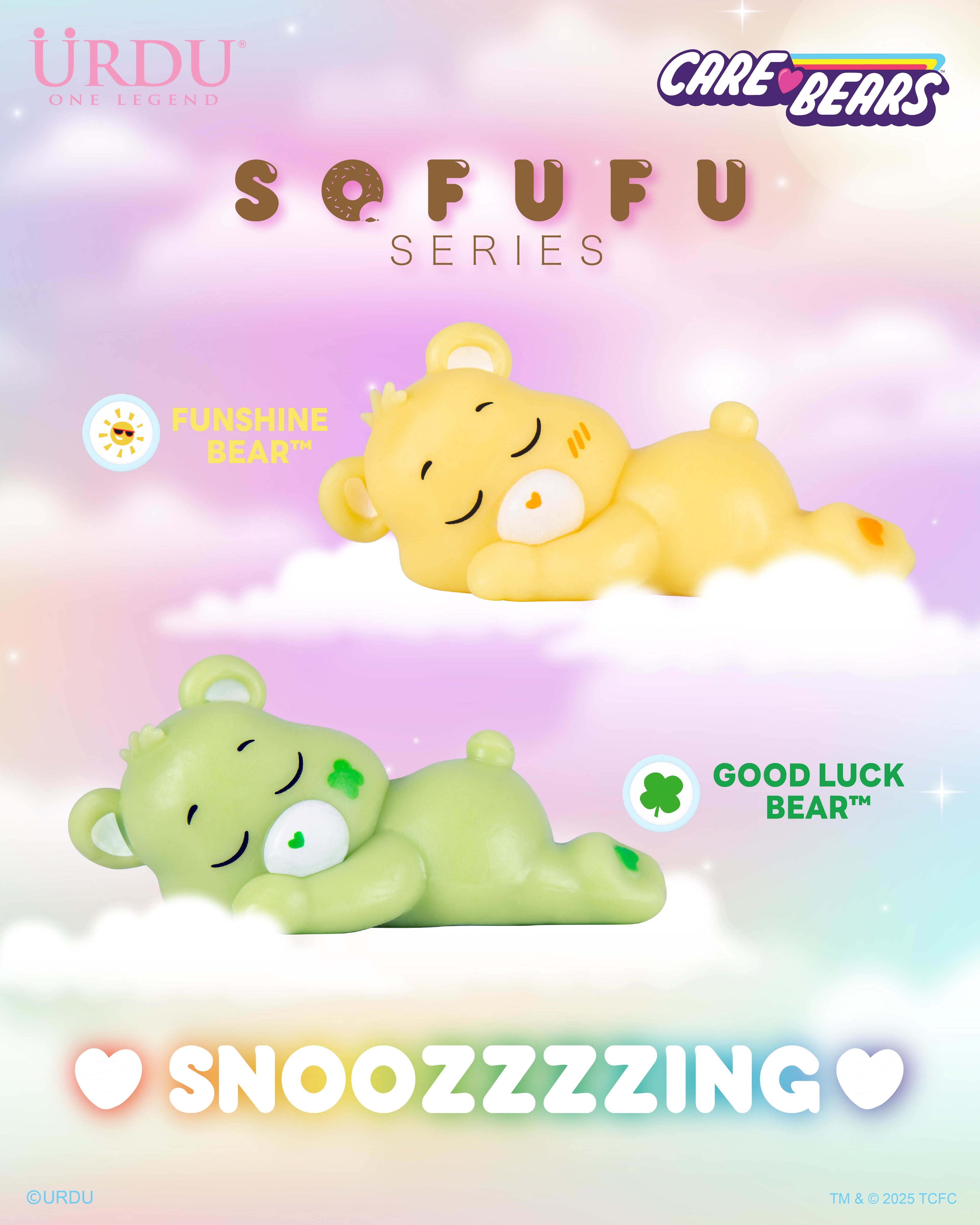 URDU x Care Bears Sofufu Series - Care Bears (Snoozing)