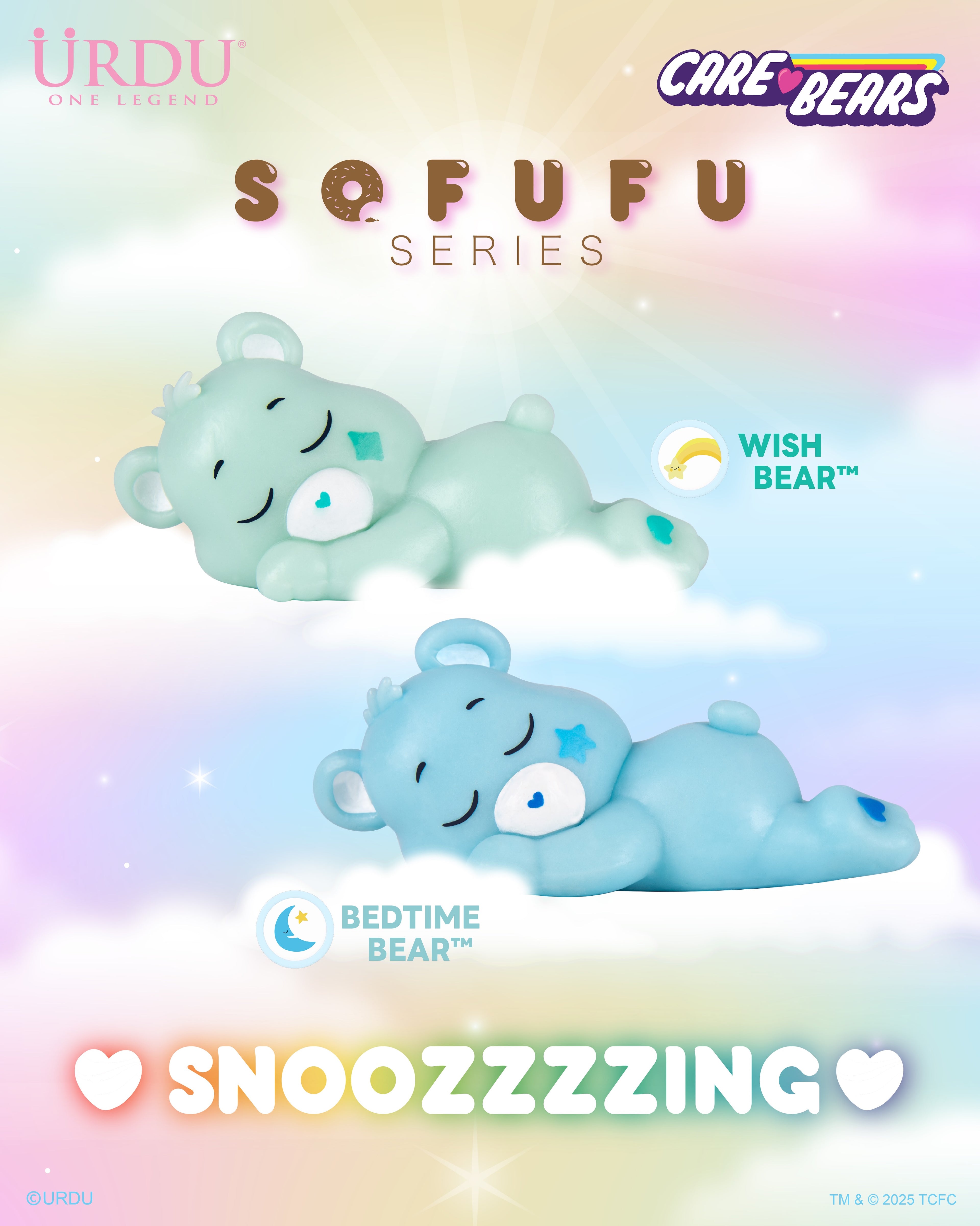 URDU x Care Bears Sofufu Series - Care Bears (Snoozing)