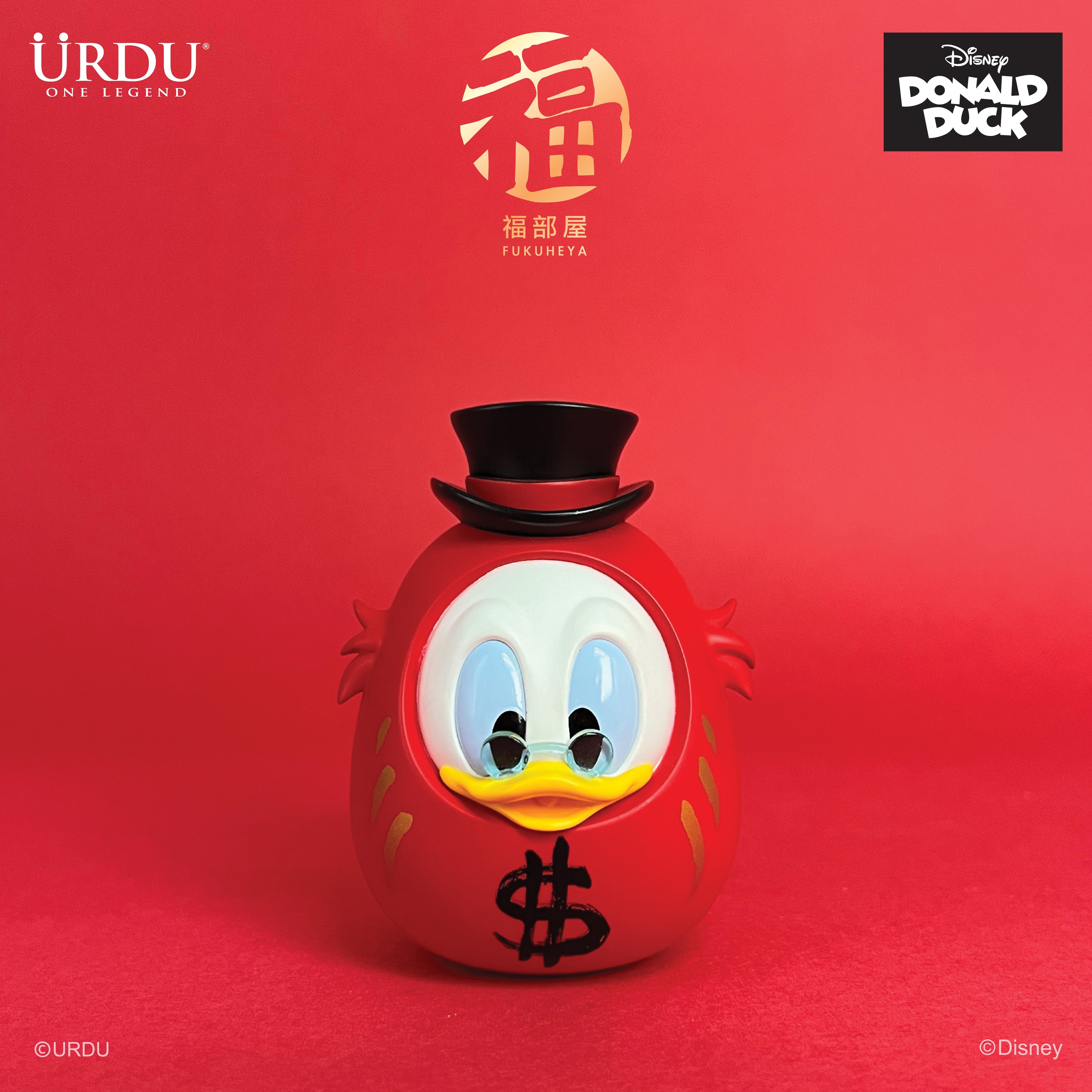 URDU Disney Fukuheya Lucky Series - Donald Duck & Scrooge Mcduck