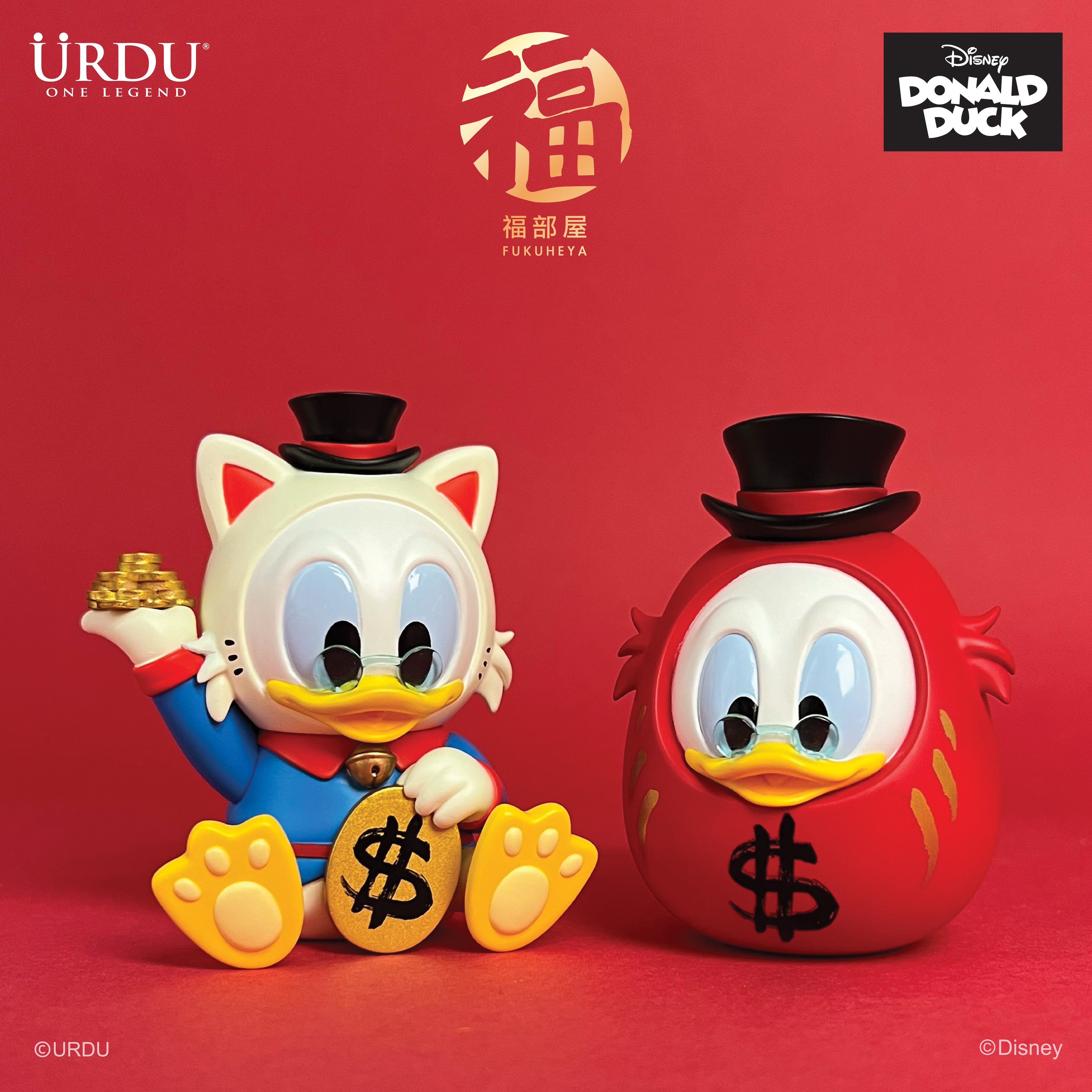 URDU Disney Fukuheya Lucky Series - Donald Duck & Scrooge Mcduck