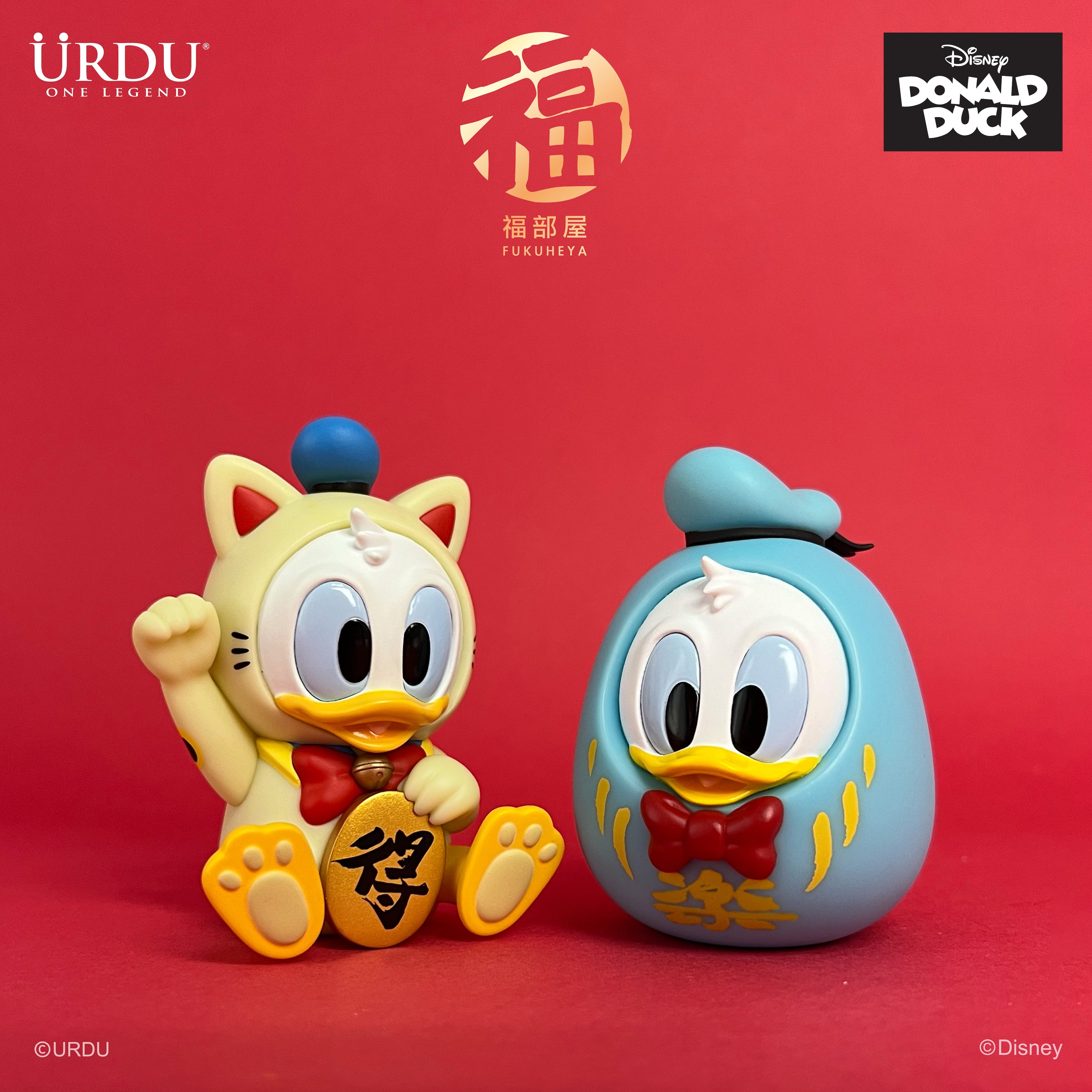 URDU Disney Fukuheya Lucky Series - Donald Duck & Scrooge Mcduck