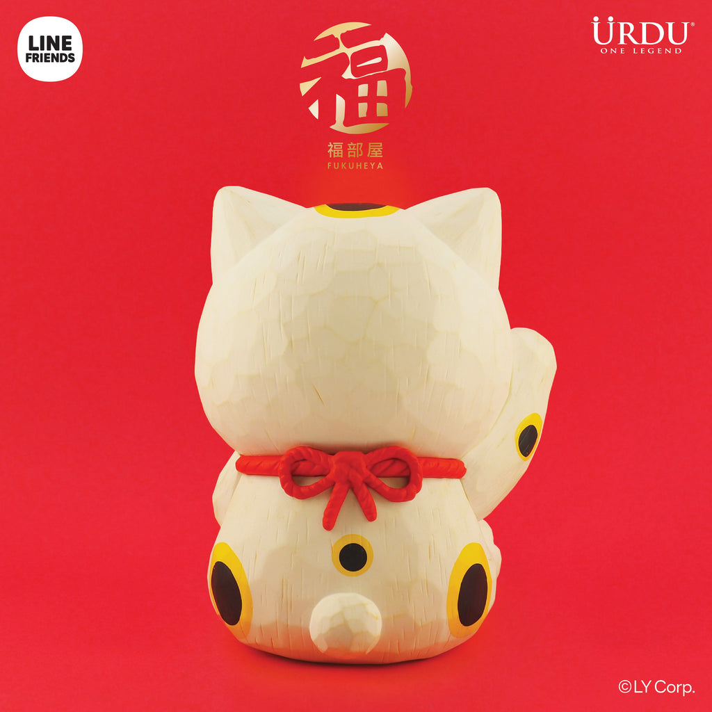 URDU Line Friends Meets Fukuheya Maneki Neko Brown